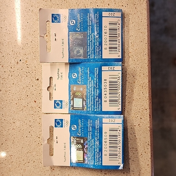 Lot of Three (3) Olympic Pins from 2004 Athens Greece Bid - Picture 5 of 5